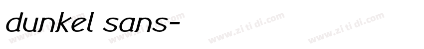 dunkel sans字体转换 dunkel sans字体转换